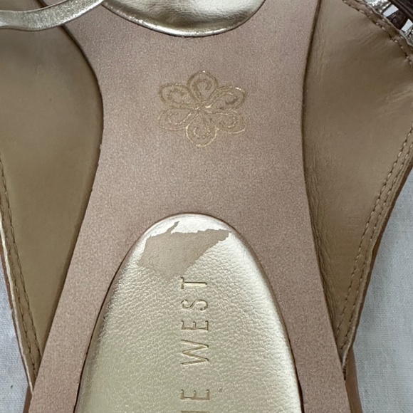 NWT - Nine West Leather Sandals - Size 9 - Picture 5 of 7